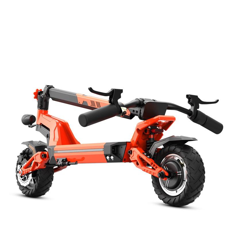 a folded JGH X5 Ultra e-scooter