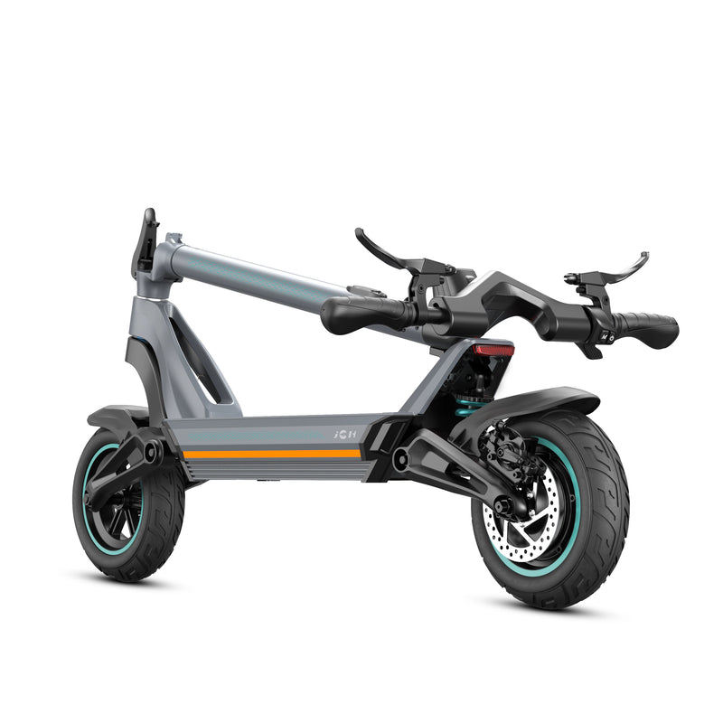a folded JGH X3 electric scooter